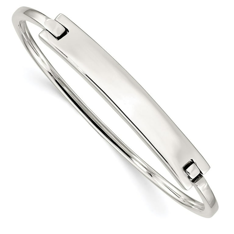 【20/80】STERLING SILVER ID BANGLE 3mm 20/80】トゥエンティーエイティー/ STERLING SILVER ID BANGLE