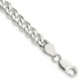 thumbnail image 1 of Sterling Silver Bracelet Chain Styles Curb 7 mm 8 in, 1 of 2