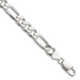 thumbnail image 1 of Sterling Silver Bracelet Chain Styles Figaro Men's 8 mm 7 in, 1 of 4
