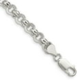 thumbnail image 1 of Sterling Silver Bracelet Chain Styles Rolo Women's 6.5 mm 7 in Semi-solid, 1 of 2
