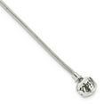 thumbnail image 1 of Sterling Silver Bracelet Childrens mm 7.5 in 19cm Reflections Kids Hinged Clasp, 1 of 1