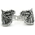thumbnail image 1 of Sterling Silver Bridled Horse Head Stud Post Earrings, 1 of 1