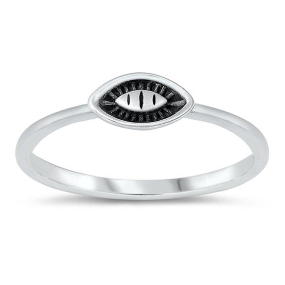 Sterling Silver Button Design Ring Size 5