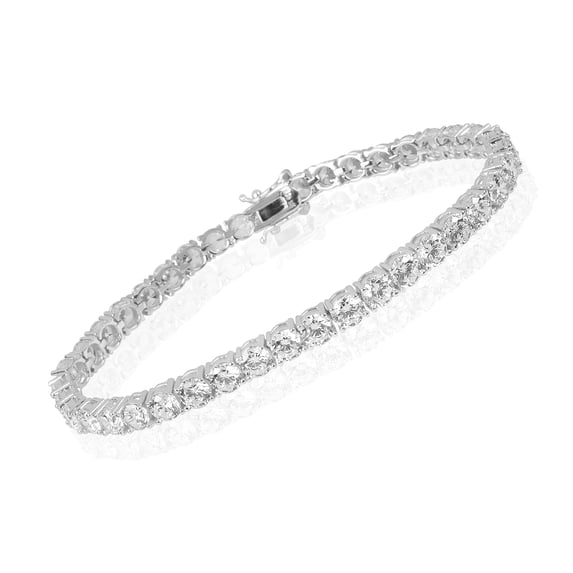 Sterling Silver CZ 5MM Tennis Bracelets for Women – Assorted Lengths Available