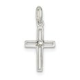 thumbnail image 1 of Sterling Silver CZ Cross Pendant QC7320, 1 of 2