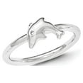 thumbnail image 1 of Sterling Silver CZ Dolphin Ring, 1 of 3