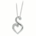thumbnail image 1 of Sterling Silver & CZ Journey of Friendship 18in Necklace and Pendant, 1 of 7
