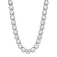 thumbnail image 1 of Sterling Silver CZ Necklace, 1 of 5