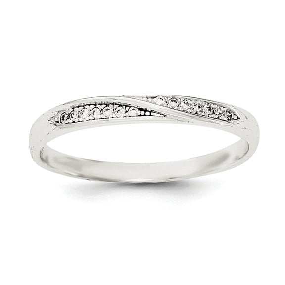Sterling Silver CZ Ring QR6181