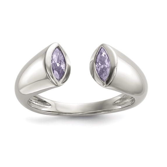 Sterling Silver CZ Ring Size 7