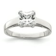 thumbnail image 1 of Sterling Silver CZ Ring - Size 7, 1 of 2