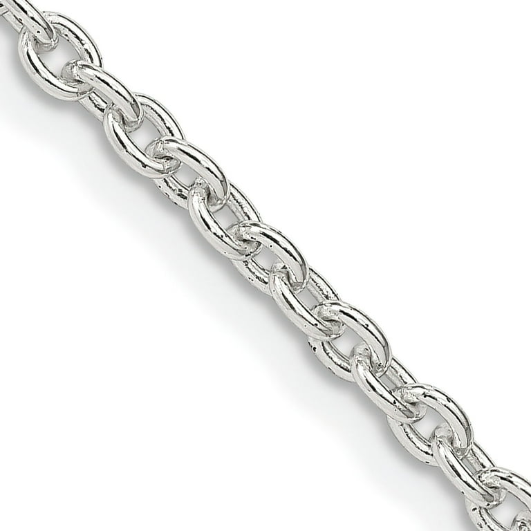 Sterling Silver Cable Chain 18