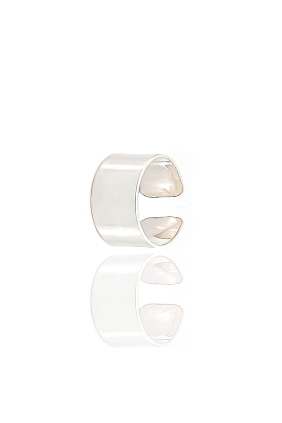 Sterling Silver Cartilage Ear Cuff, Smooth