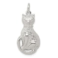 thumbnail image 1 of Sterling Silver Cat Charm, 1 of 2