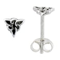 thumbnail image 1 of Sterling Silver Celtic Trinity Knot Stud Earrings, 1/4 inch, 1 of 2