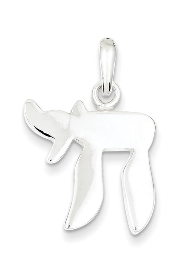 Sterling Silver Chai Pendant
