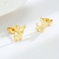 thumbnail image 1 of Sterling Silver Chihuahua Dog Earrings, 1 of 4