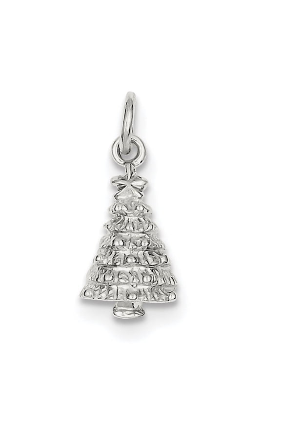 Sterling Silver Christmas Tree Charm