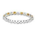 thumbnail image 1 of Sterling Silver Citrine & Diamond Ring, 1 of 5