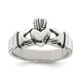thumbnail image 1 of Sterling Silver Claddagh Design Ring - Size 9, 1 of 2
