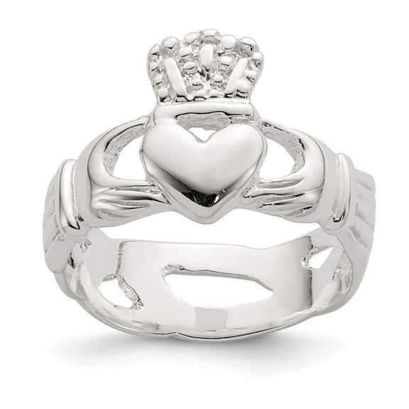 Sterling Silver Claddagh Ring QR955