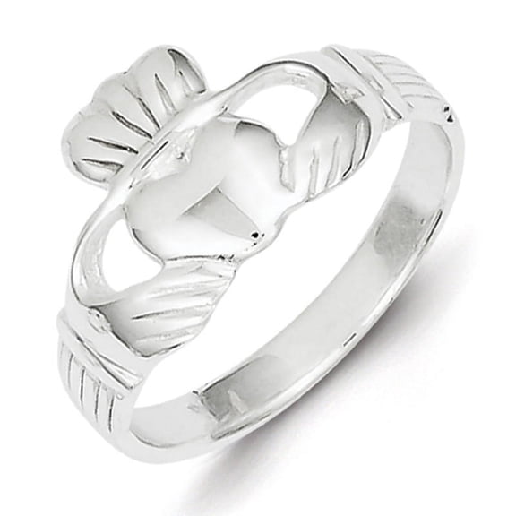 Sterling Silver Claddagh Ring QR96