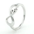 thumbnail image 1 of Sterling Silver Classic Iconic Infinity Symbol Love Promise Ring, 1 of 3