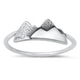 thumbnail image 1 of Sterling Silver Classic Mountains Ring Size 7, 1 of 3