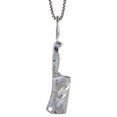 thumbnail image 1 of Sterling Silver Cleaver Pendant, 1 1/8 inch Tall, 1 of 1