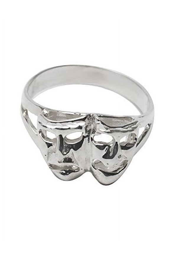 Sterling Silver Comedy Tragedy Ring