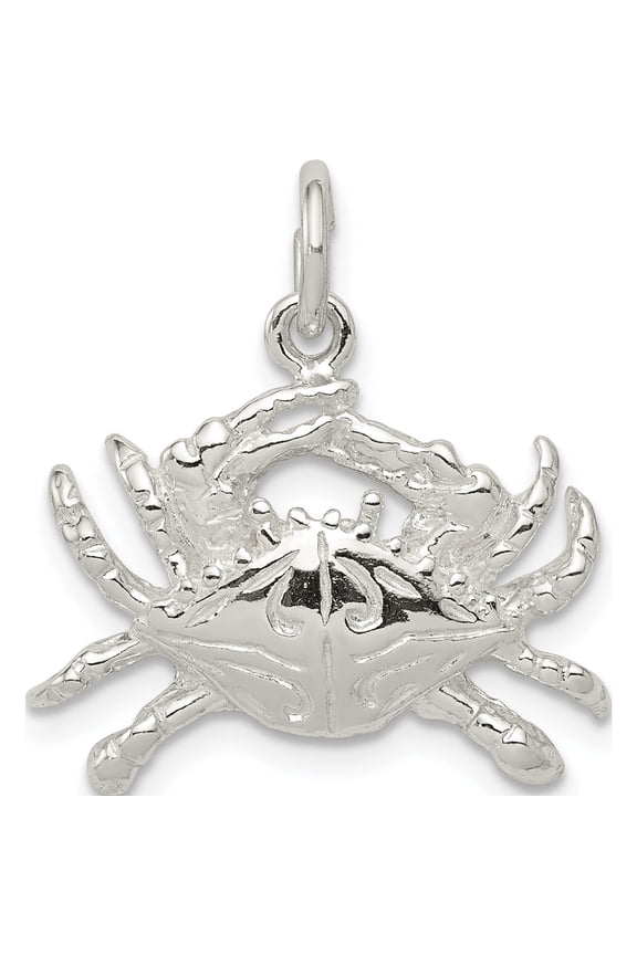 Sterling Silver Crab Charm