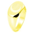 thumbnail image 1 of Tioneer Sterling Silver Crescent I Love You to the Moon and Back Engraved Oval Flat Top Polished Ring, 1 of 1