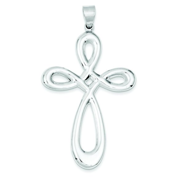 Sterling Silver Cross Charm Religious Jewelry