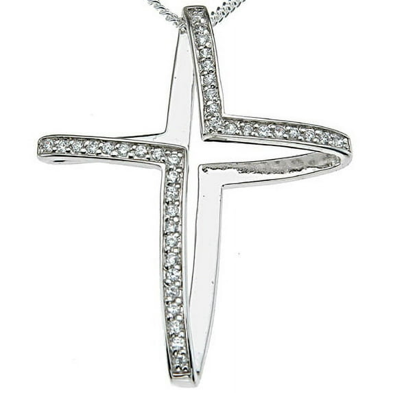 Sterling Silver Cross Necklace For Girls & Necklaces For Girls