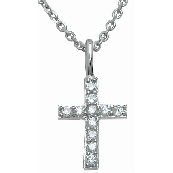 Sterling Silver Cross Necklace For Women & Grandmother Gifts