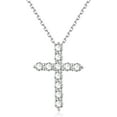 thumbnail image 1 of Sterling Silver Cross Necklace for Men and Women | Cross Pendant | Gold Necklaces for Women, 1 of 6