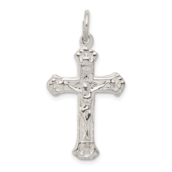 Sterling Silver Crucifix Charm Religious Jewelry