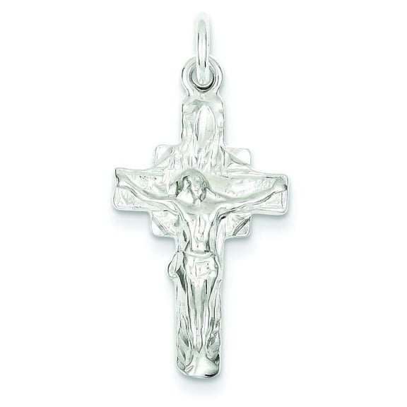 Sterling Silver Crucifix Charm Religious Jewelry