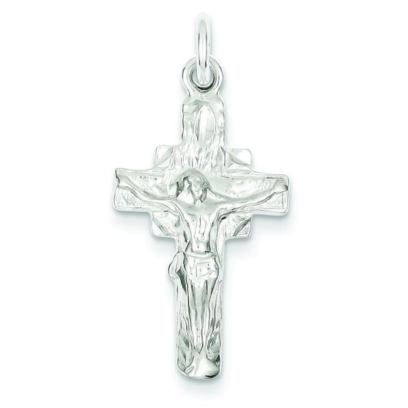 Sterling Silver Crucifix Charm Religious Jewelry