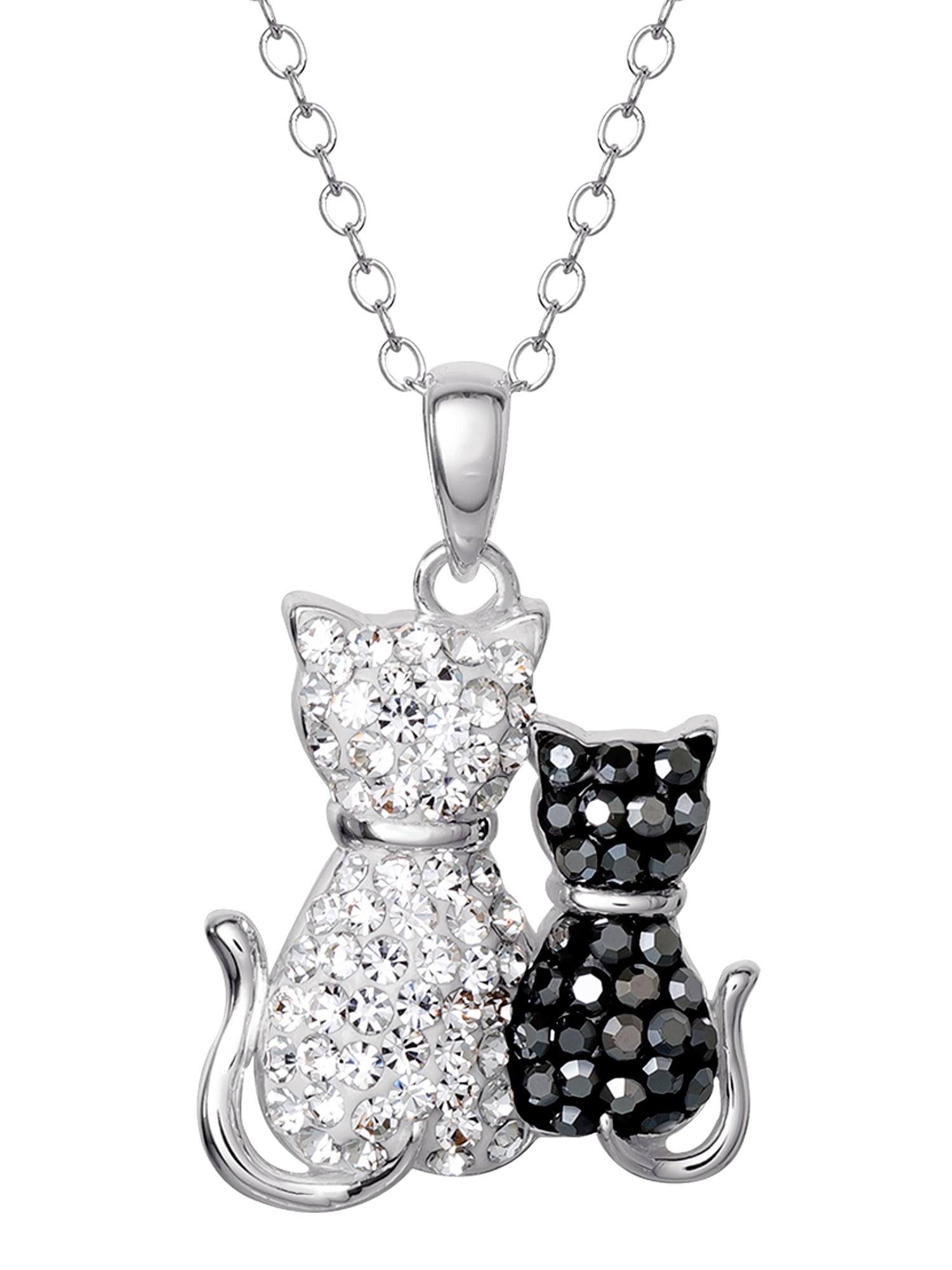 Cat locket necklace hot sale