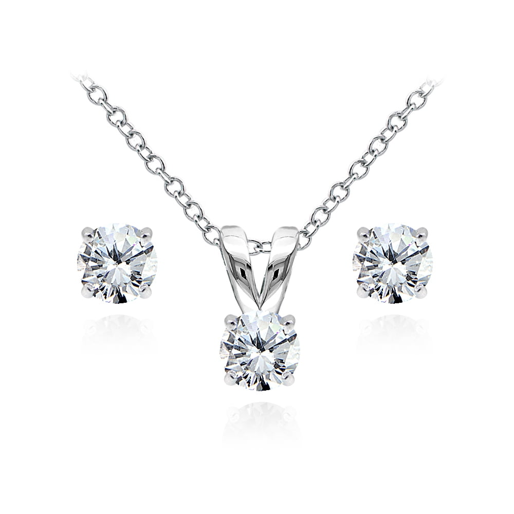 Stud earrings online and necklace set