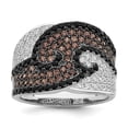 thumbnail image 1 of Sterling Silver & Cubic Zirconia Brilliant Embers Ring, 1 of 3