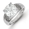 thumbnail image 1 of Sterling Silver Cubic Zirconia Clear Ring, 1 of 3