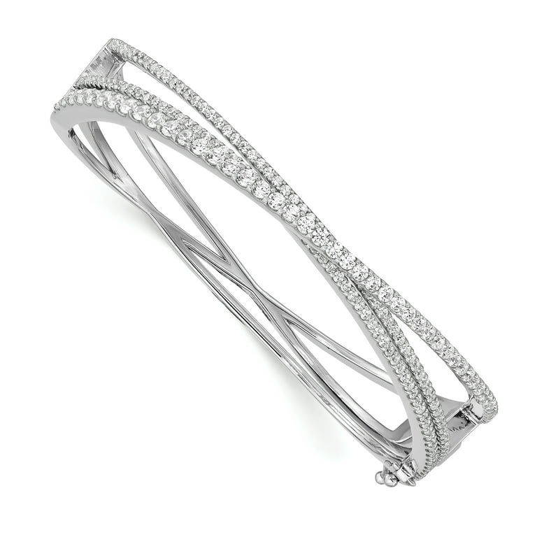 Cubic zirconia deals bangle bracelet