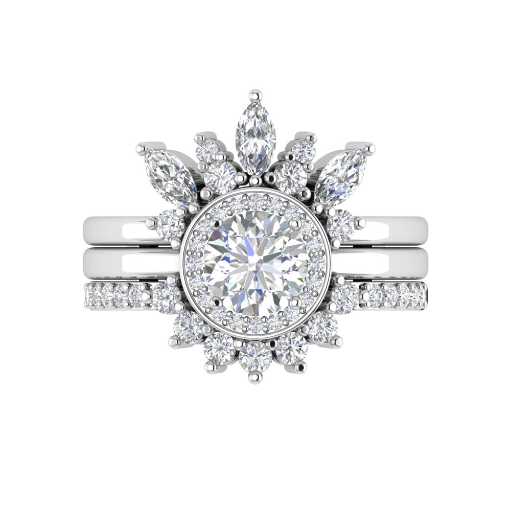 4/5 Carat Diamond Ring Guard - The Jewelry Exchange | Direct Diamond  Importer