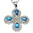 thumbnail image 1 of Sterling Silver Cubic Zirconia Necklace & Necklaces For Girlfriend, 1 of 1
