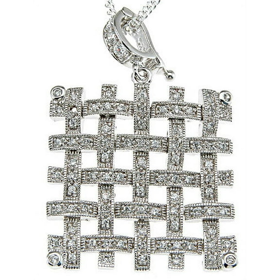 Sterling Silver Cubic Zirconia Necklace & Sister Gifts From Sister