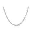 thumbnail image 1 of Sterling Silver Curb 080 Gauge Chain Necklace 30 Inches, 1 of 2