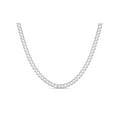 thumbnail image 1 of Sterling Silver Curb 100 Gauge Chain Necklace 30 Inches, 1 of 2
