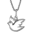 thumbnail image 1 of Sterling Silver Cut-out Ascending Dove Pendant, 3/8 inch, 1 of 1
